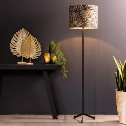 Vloerlampen|Ygo Vloerlamp DENNIS Mat Zwart