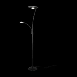 Vloerlampen|Ygo Vloerlamp GRANBY Met. Mat Zwart