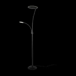 Vloerlampen|Ygo Vloerlamp GRANBY Met. Mat Zwart