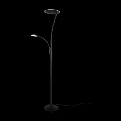 Vloerlampen|Ygo Vloerlamp GRANBY Met. Mat Zwart