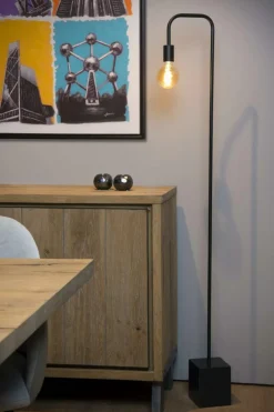 Vloerlampen|Ygo Vloerlamp LORIN Zwart