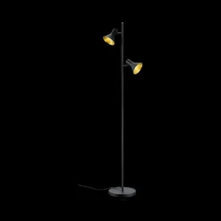 Vloerlampen|Ygo Vloerlamp NINA Met. Zwart/Goud
