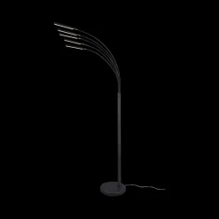 Vloerlampen|Ygo Vloerlamp REED Zwart