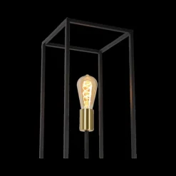 Vloerlampen|Ygo Vloerlamp RUBEN 3del. Zwart/Goud