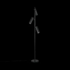 Vloerlampen|Ygo Vloerlamp SOKA 3Del. Metaal Zwart