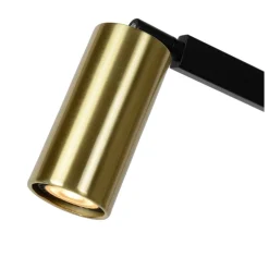 Vloerlampen|Ygo Vloerlamp SYBIL Zwart/Goud