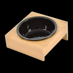 Voederbakken|Ygo Voederbak HARO 1Del. Zwart/Bamboe