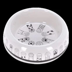 Voederbakken|Ygo Voederbak PETTY Mel. Ø18 Wit/Zw Ass.