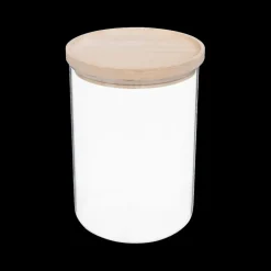 Bewaaraccessoires|Ygo Voorraadpot BJORN Glas/Hout 1.6L