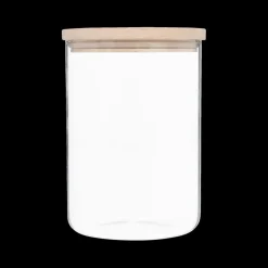 Bewaaraccessoires|Ygo Voorraadpot BJORN Glas/Hout 1.6L