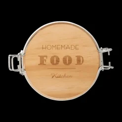 Bewaaraccessoires|Ygo Voorraadpot HOMEMADE 0.5l Glas/hout