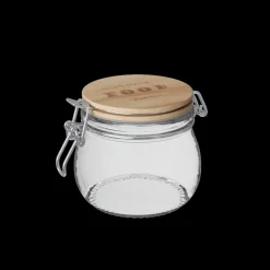 Bewaaraccessoires|Ygo Voorraadpot HOMEMADE 0.5l Glas/hout