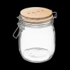 Bewaaraccessoires|Ygo Voorraadpot HOMEMADE 0.75l Glas/Hout