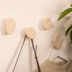 Opbergen|Ygo Wandhaken KNOD S/4 Organisch Beige