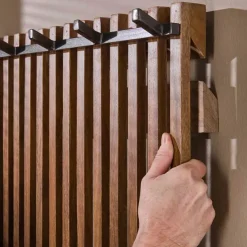 Opbergen|Ygo Wandkapstok 14 haken, B60-H161-D10