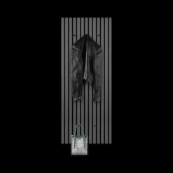 Opbergen|Ygo Wandkapstok GRACE 5 haken Zwart