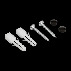 Opbergen|Ygo Wandkapstok HAYLIA 4 Haken Bruin/Zilver