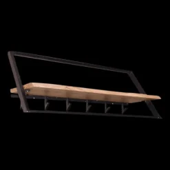 Opbergen|Ygo Wandkapstok legger/6 haken/stang, B100-H38-D32