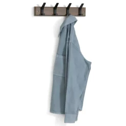 Opbergen|Ygo Wandkapstok STANGH 4 Haken Hout/Zwart