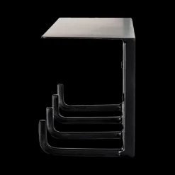 Opbergen|Ygo Wandkapstok TRENTON Zwart, B30-H10-D8