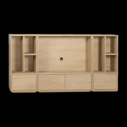 Wandrekken|Ygo Wandkast CROSBY Blond Oak B60