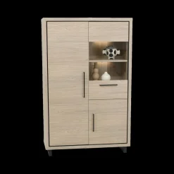 Wandrekken|Ygo Wandkast LATINA Misty Oak B115