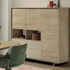 Bergkasten|Ygo Wandkast PUERTO B171 Misty Oak