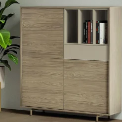 Bergkasten|Ygo Wandkast PUERTO B123 Misty Oak