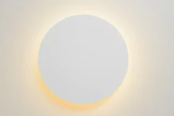 Wandlampen|Ygo Wandlamp EKLYPS Ø25cm Wit