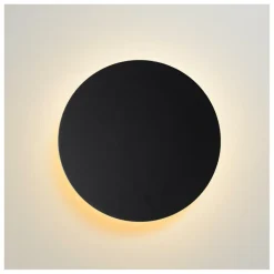 Wandlampen|Ygo Wandlamp EKLYPS Ø15cm Zwart