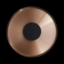 Wandlampen|Ygo Wandlamp ENSO Ø50 Zwart/Brons