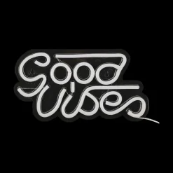 Decoratieve Accessoires|Kinderverlichting|Ygo Wandlamp GOOD VIBES Roze