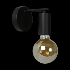 Wandlampen|Ygo Wandlamp LEANNE Zwart