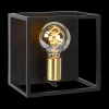 Wandlampen|Ygo Wandlamp RUBEN 1Del. Zwart/Goud