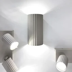 Wandlampen|Ygo Wandlamp SOKA Metaal Wit