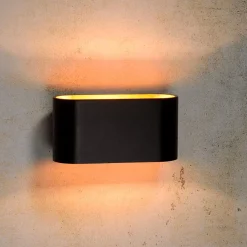 Wandlampen|Ygo Wandlamp XEAR Zwart/Goud