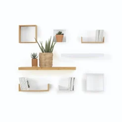 Muurplanken & Rekken|Wandrekken|Ygo Wandplank LIV Grijs