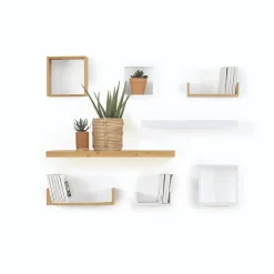 Muurplanken & Rekken|Wandrekken|Ygo Wandplank LIV Wit