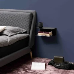 Muurplanken & Rekken|Ygo Wandplank (Metaal Zwart), B35-H14-D20