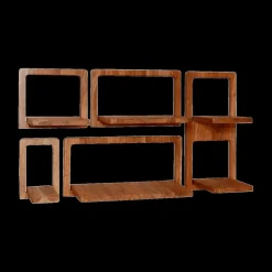 Muurplanken & Rekken|Ygo Wandplank S/5 ELOY Massief Acacia