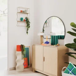 Muurplanken & Rekken|Wandrekken|Ygo Wandrek JUVRY 2Niv. Metaal Beige