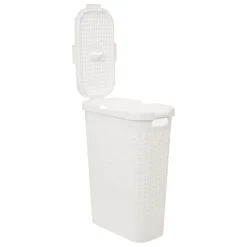 Was- & Linnenmanden|Badkameropbergers|Ygo Wasmand CORBIA 40L M/Deksel Wit
