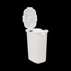 Was- & Linnenmanden|Badkameropbergers|Ygo Wasmand CORBIA 60L M/Deksel Wit