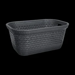 Was- & Linnenmanden|Badkameropbergers|Ygo Wasmand KRITT Rotan 45L Grijs