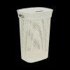 Was- & Linnenmanden|Badkameropbergers|Ygo Wasmand PURLLE 60L M/Deksel Beige