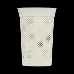 Was- & Linnenmanden|Badkameropbergers|Ygo Wasmand PURLLE 60L M/Deksel Beige