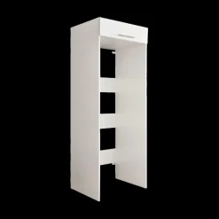 Wasruimte & Opbergkasten|Ygo Wasruimteset LAUNDRY: Bergkast + Opzetkast smal X2 + Wasmachinekast hoog + Linnenkast