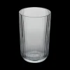 Glazen|Ygo Waterglas EMMA 43cl Ribbel Grijs