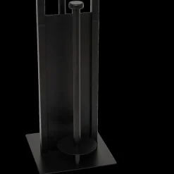 Toiletaccessoires|Ygo Wc-Borstel/Papier Houder LINZO Met. Zwart