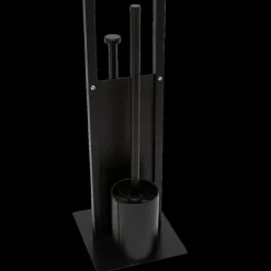 Toiletaccessoires|Ygo Wc-Borstel/Papier Houder LINZO Met. Zwart